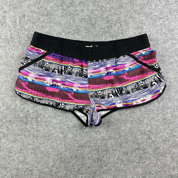 VTG Op Ocean Pacific Shorts Women XL 15-17 Hot Pants Tropical Beach Surf 90s Y2K - Picture 1 of 9